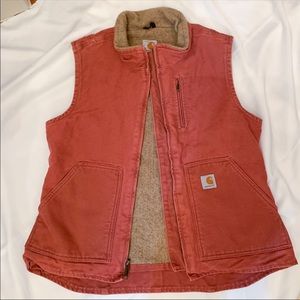 carhartt orange women vest
